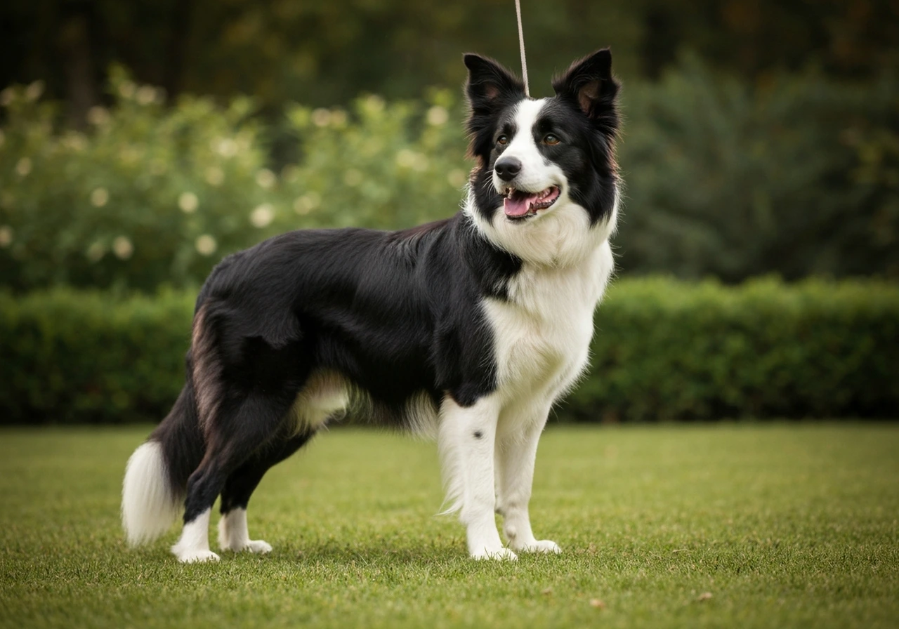 Grooming a Border Collie coat